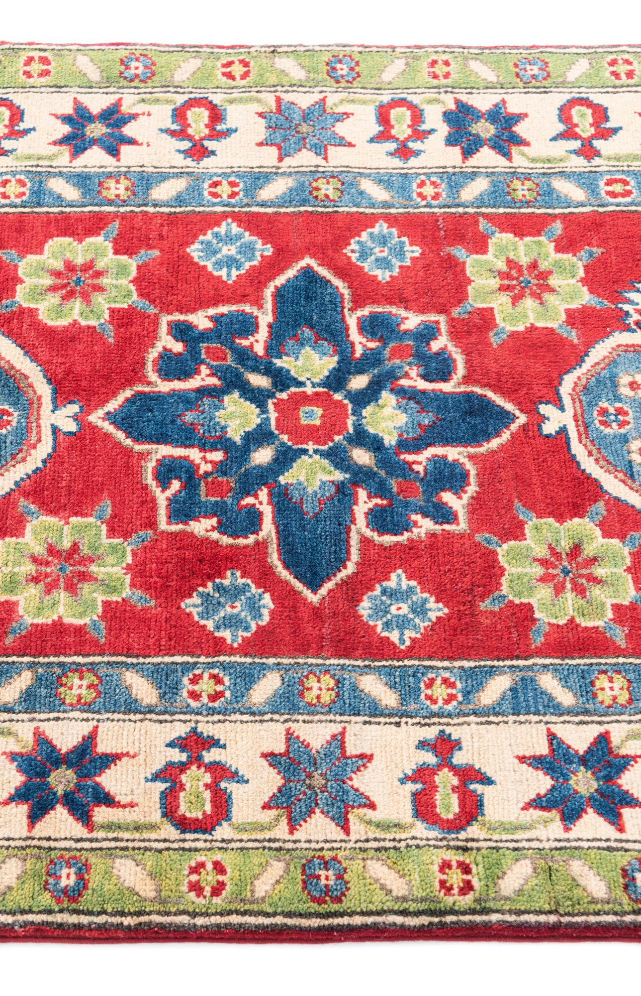 2' 10 x 4' 4 Hand Knotted Kazak Rug