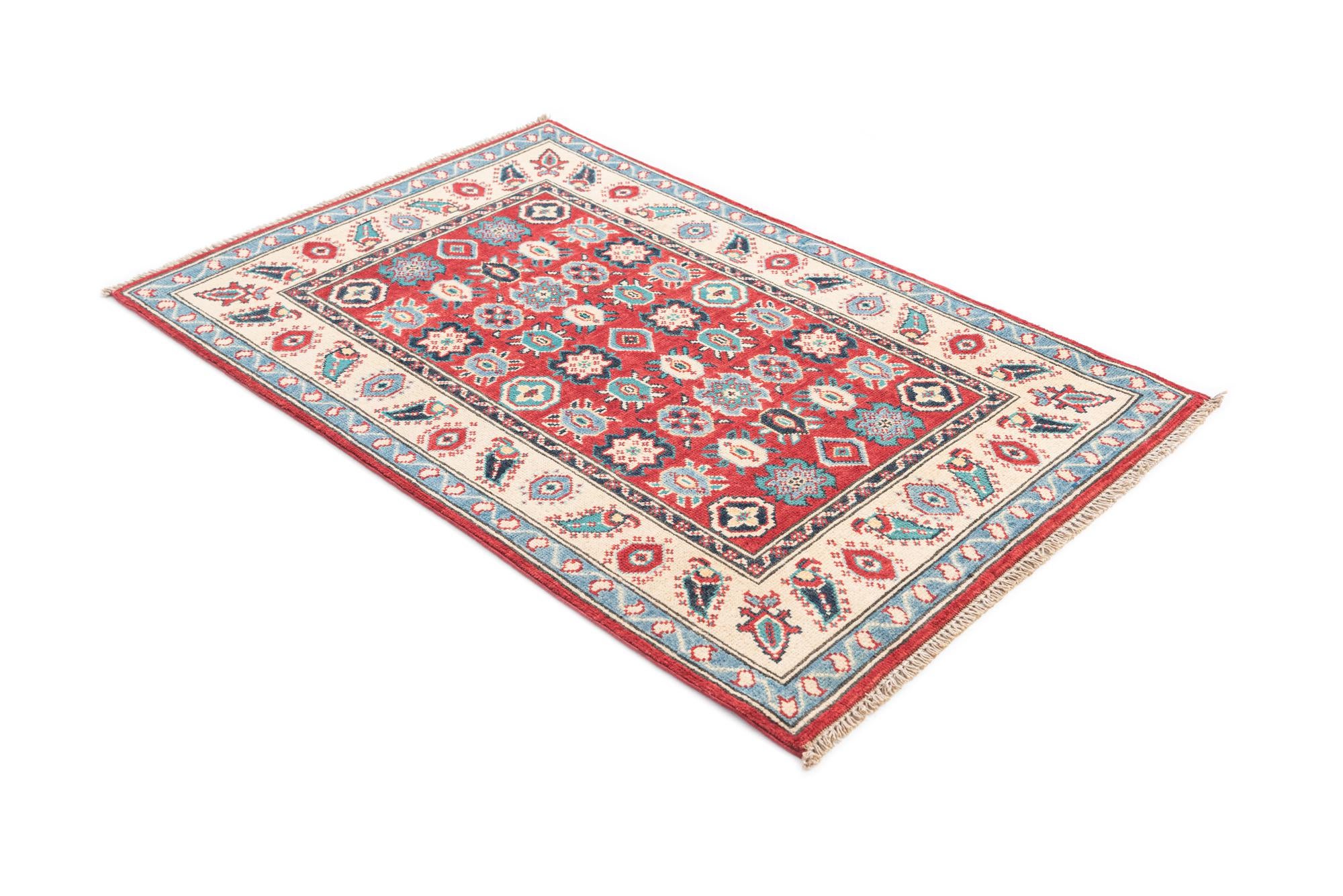 2' 8 x 4' 1 Hand Knotted Kazak Rug