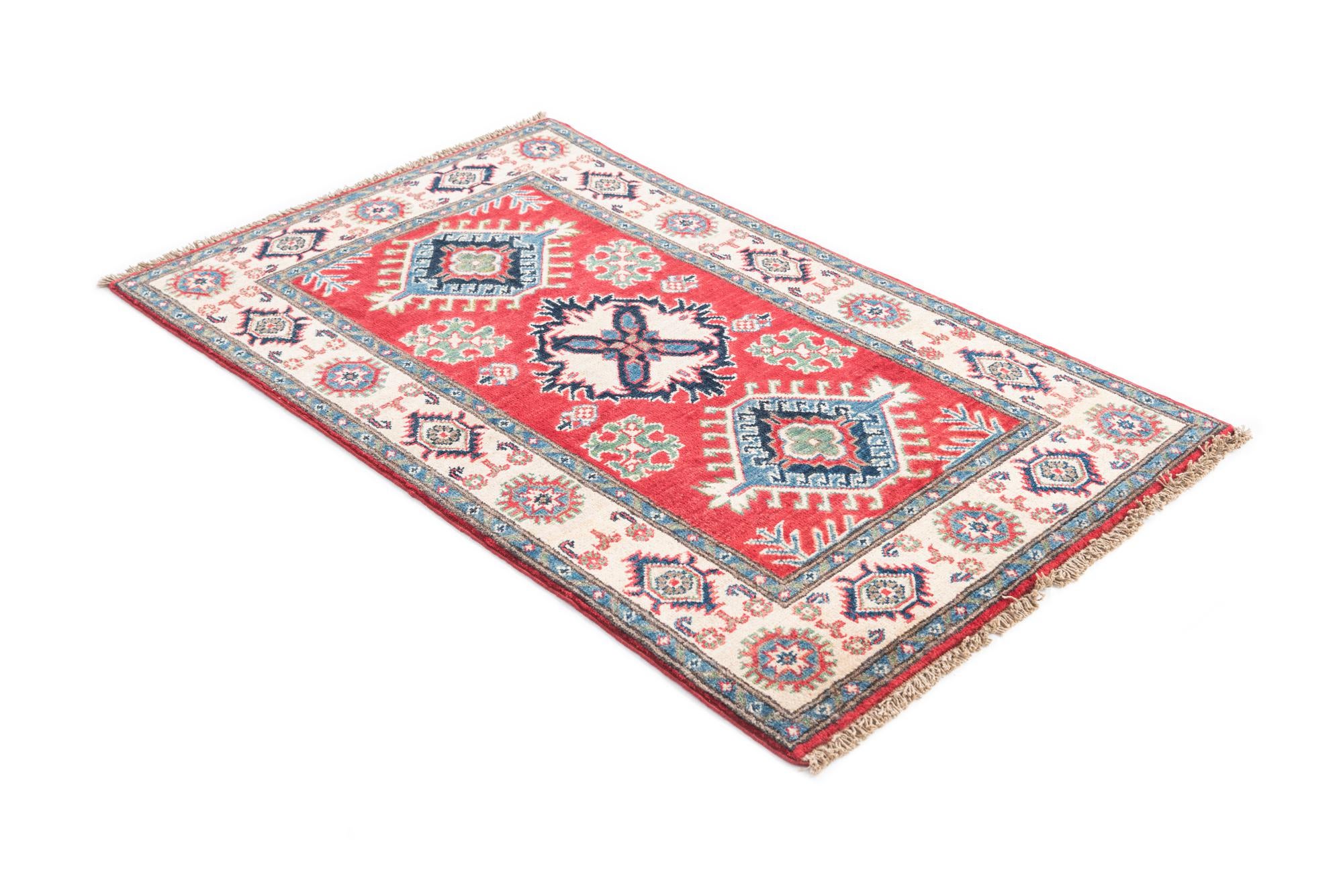 2' 6 x 4' 2 Hand Knotted Kazak Rug