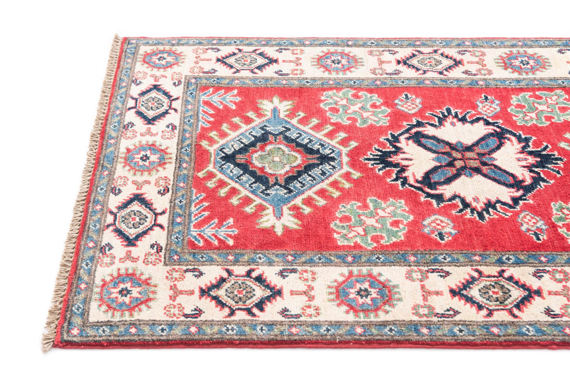 2' 6 x 4' 2 Hand Knotted Kazak Rug