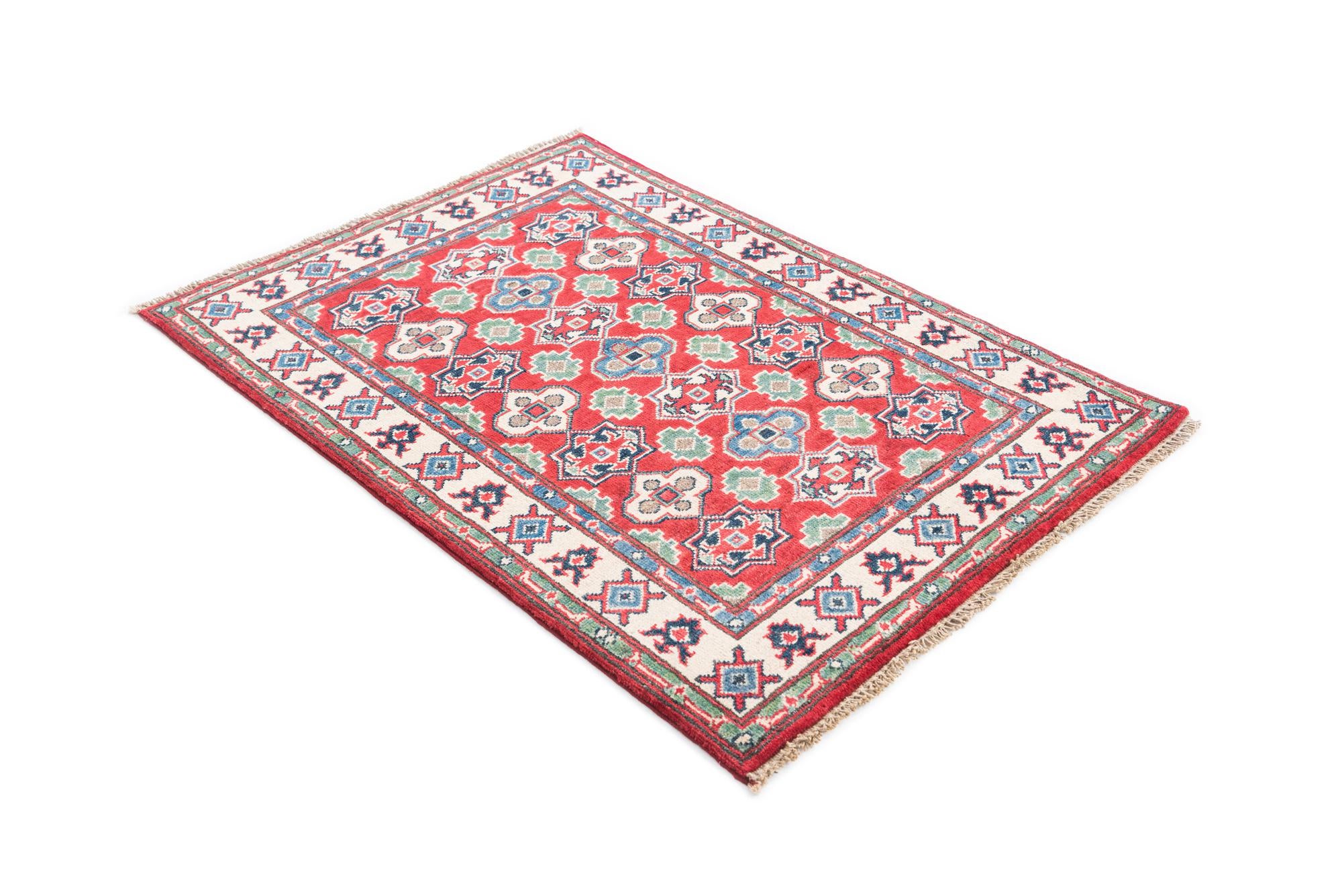2' 10 x 4' 2 Hand Knotted Kazak Rug