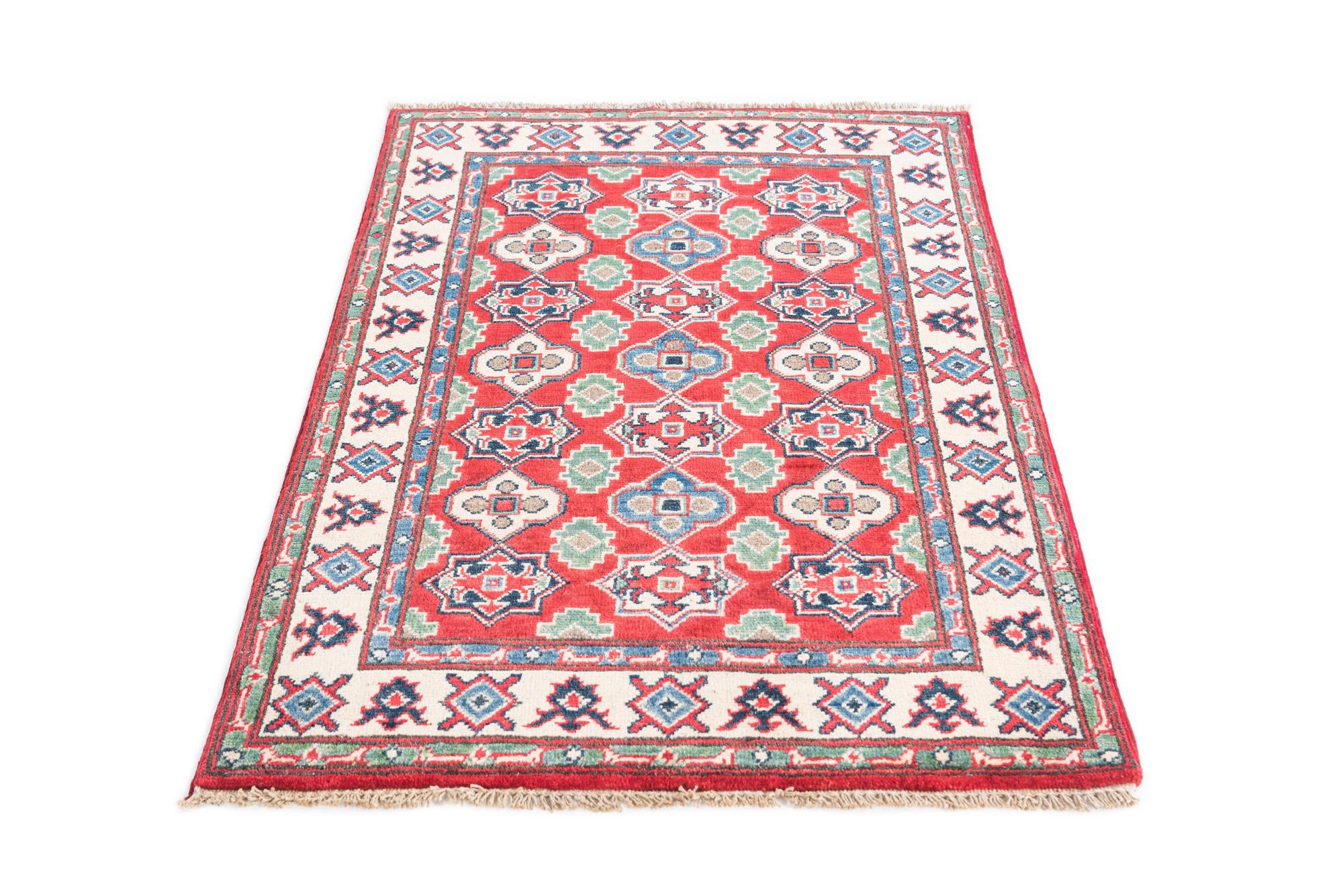 2' 10 x 4' 2 Hand Knotted Kazak Rug