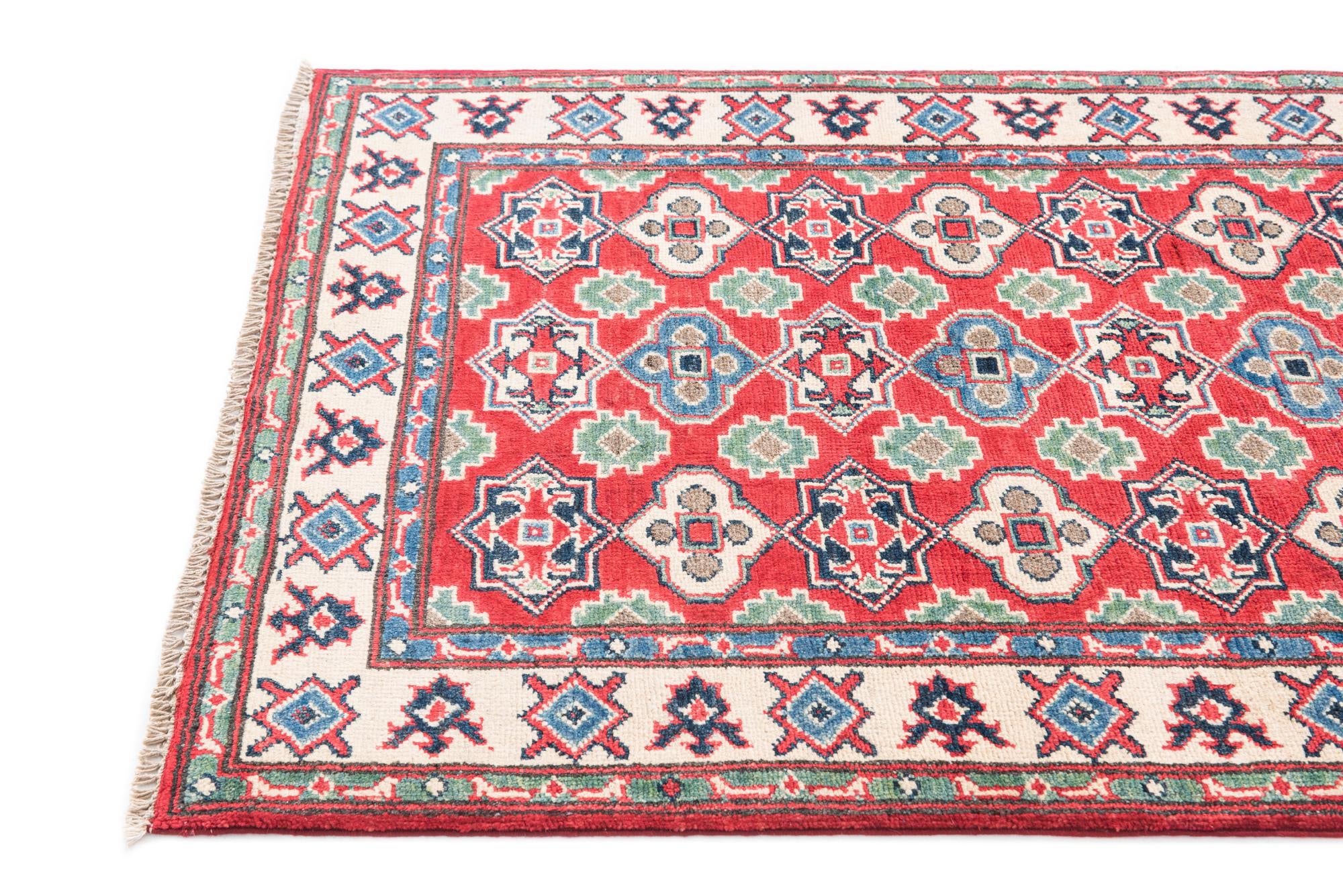 2' 10 x 4' 2 Hand Knotted Kazak Rug