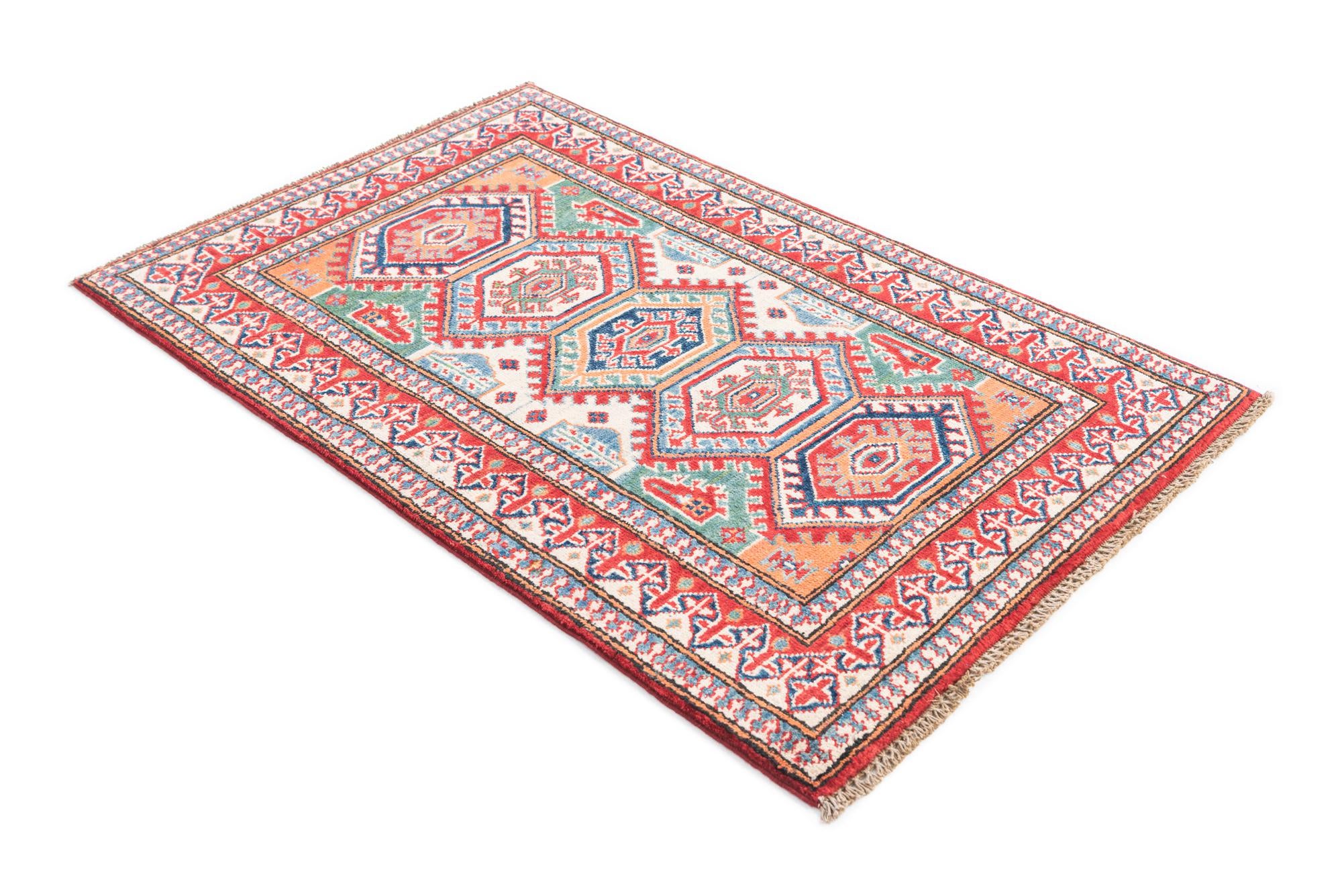 2' 8 x 4' 2 Hand Knotted Kazak Rug