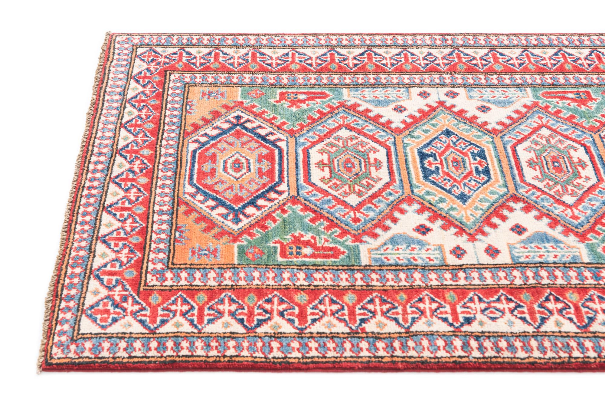 2' 8 x 4' 2 Hand Knotted Kazak Rug