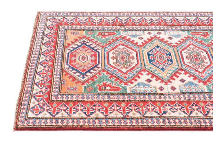 Detail image of 2' 8 x 4' 2 Hand Knotted Kazak Rug