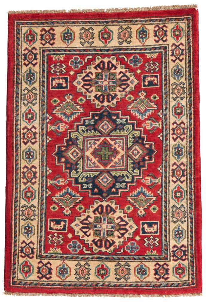 2' 7 x 4' 3 Hand Knotted Kazak Rug