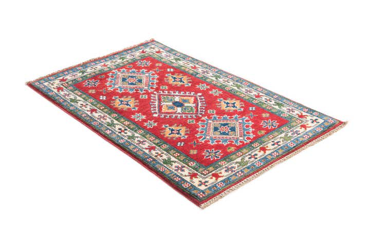 2' 8 x 4' Hand Knotted Kazak Rug