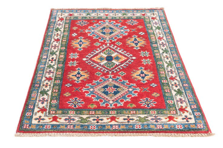 Detail image of 2' 8 x 4' Hand Knotted Kazak Rug