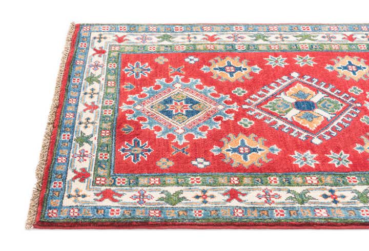2' 8 x 4' Hand Knotted Kazak Rug