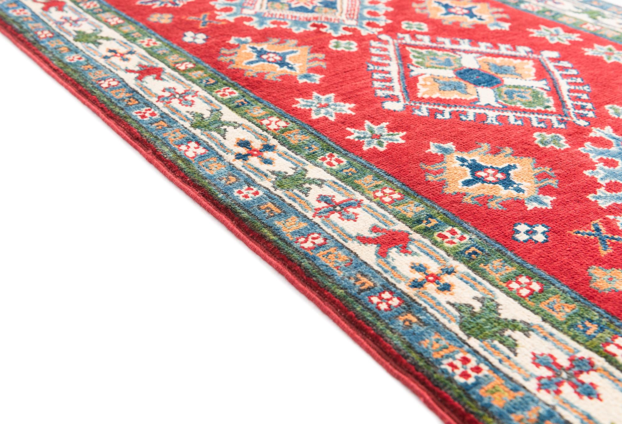 2' 8 x 4' Hand Knotted Kazak Rug