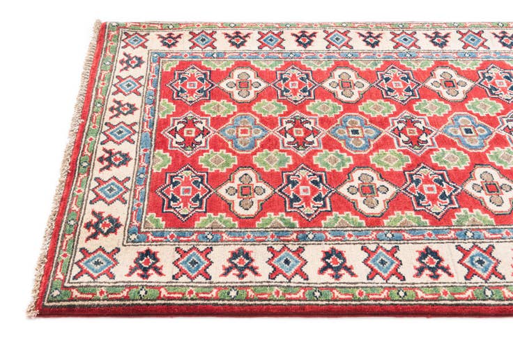 Detail image of 2' 10 x 4' Hand Knotted Kazak Rug