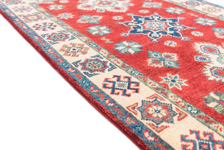 2' 9 x 4' 3 Hand Knotted Kazak Rug