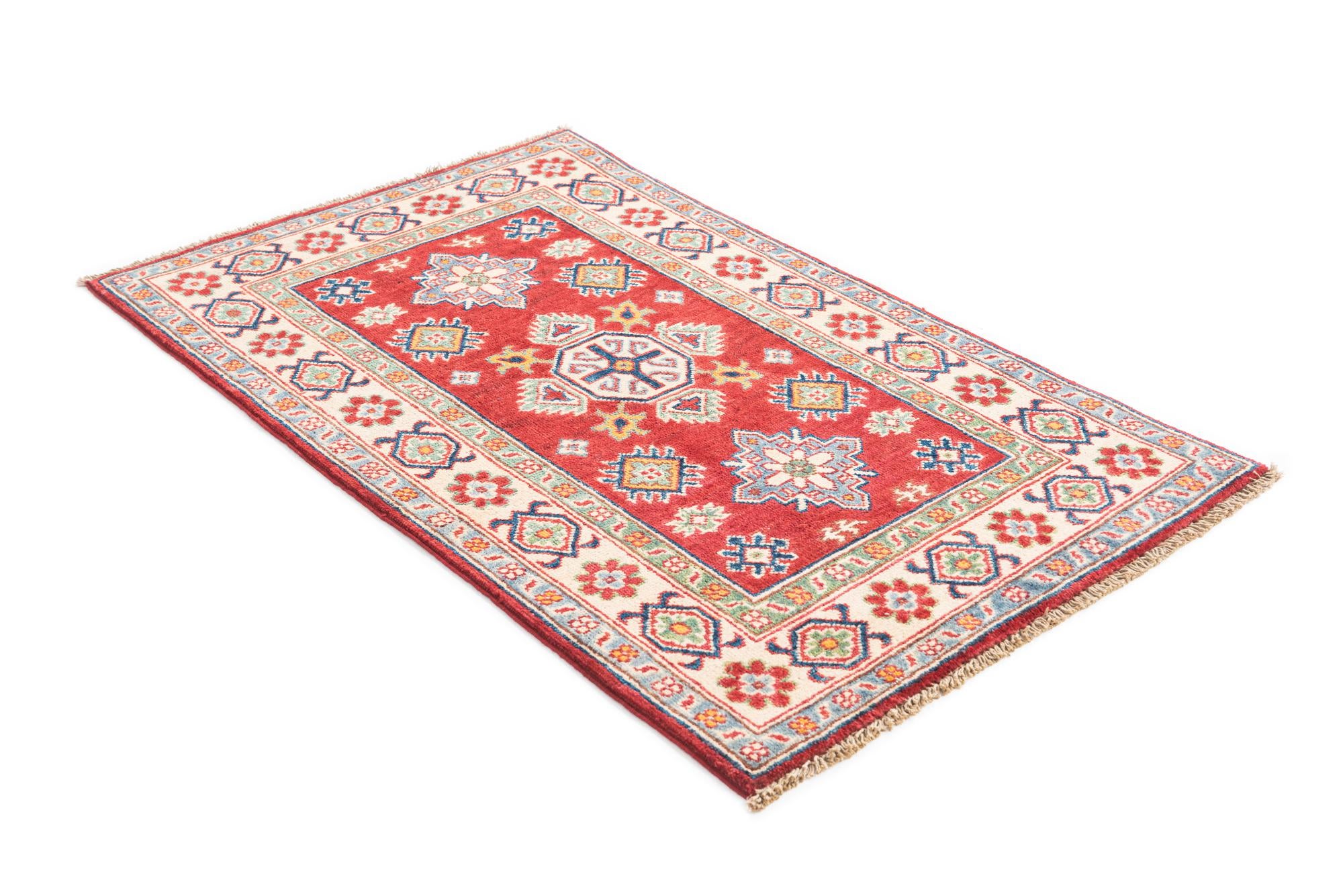 2' 7 x 4' 2 Hand Knotted Kazak Rug