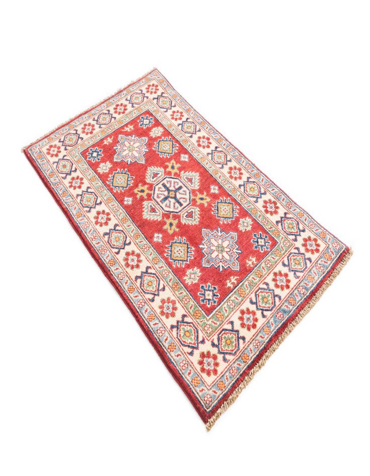 Detail image of 2' 7 x 4' 2  Hand Knotted Kazak Rug