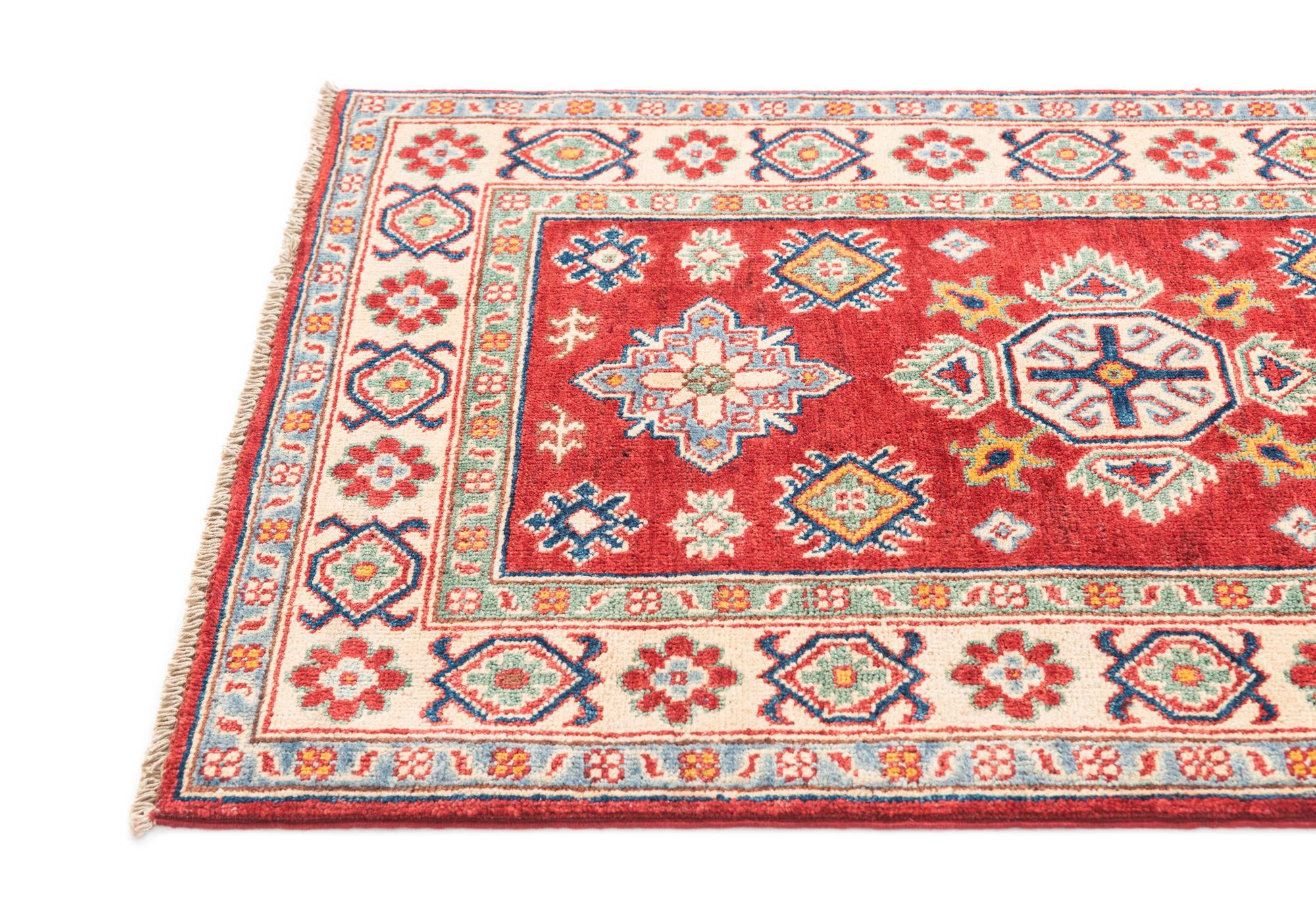 2' 7 x 4' 2 Hand Knotted Kazak Rug