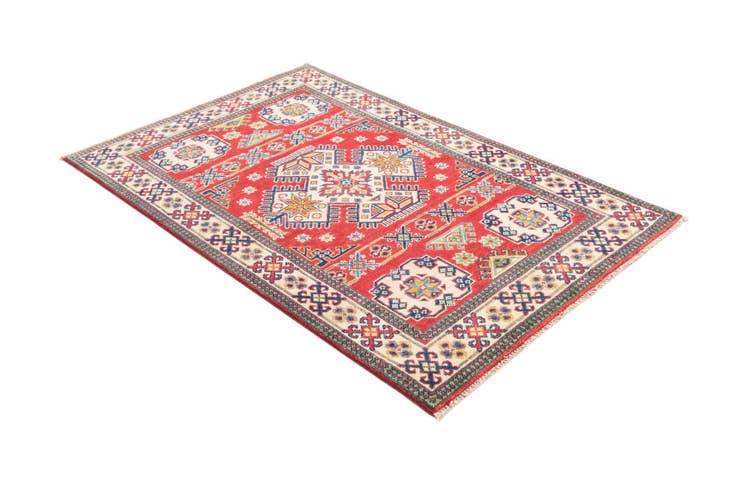 Detail image of 3' 3 x 5' Hand Knotted Kazak Rug