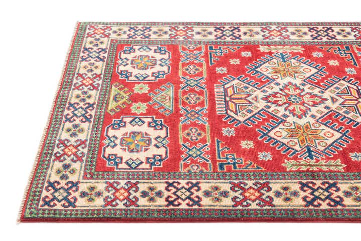 3' 3 x 5' Hand Knotted Kazak Rug