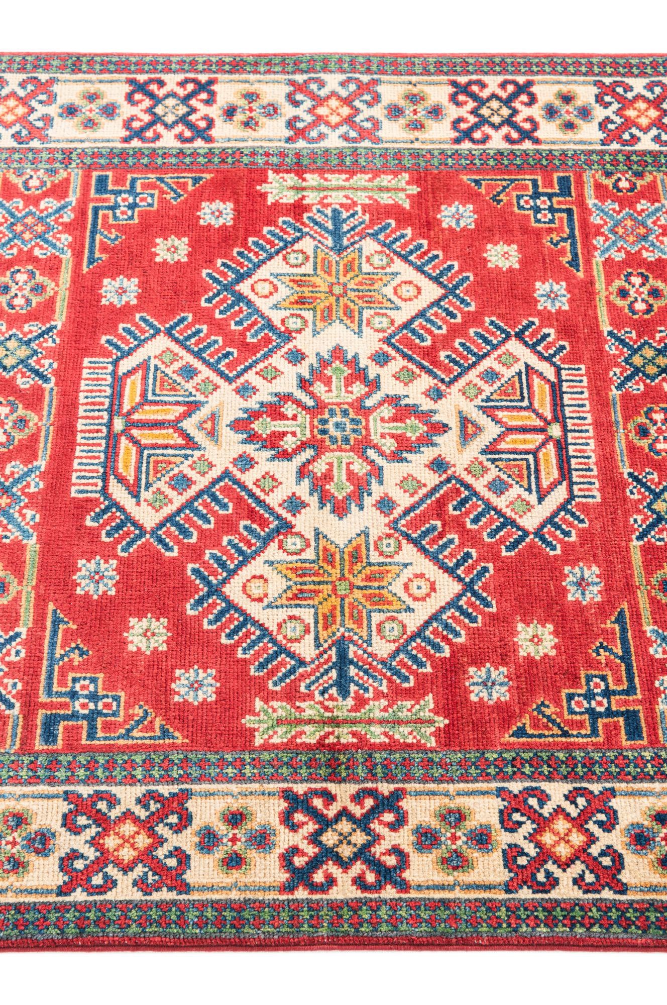 3' 3 x 5' Hand Knotted Kazak Rug