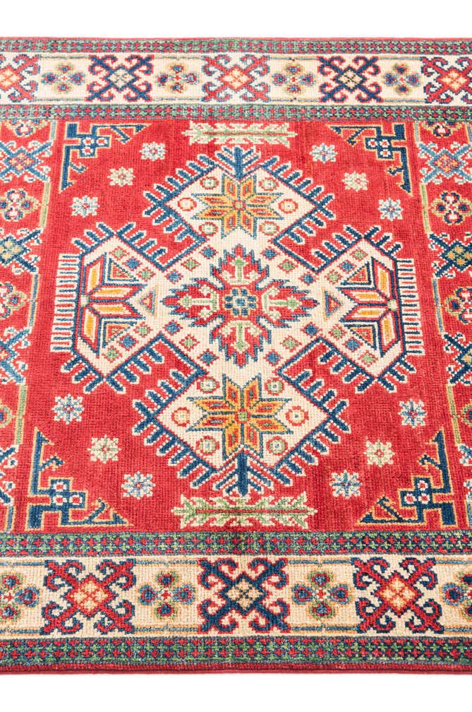 3' 3 x 5' Hand Knotted Kazak Rug