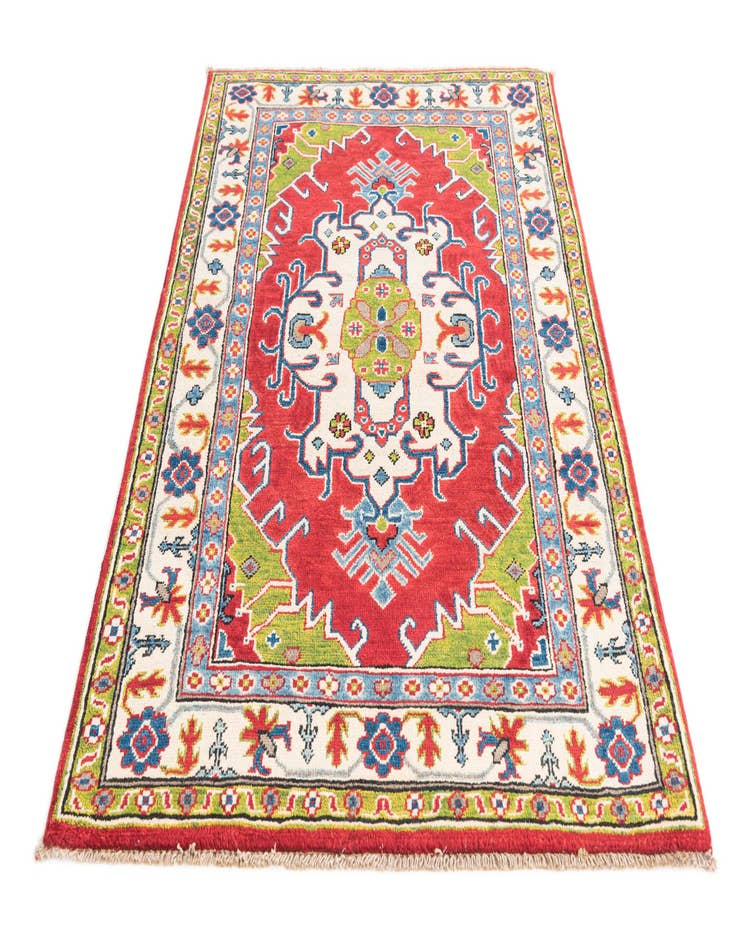 Detail image of 3' 3 x 5'  Hand Knotted Kazak Rug