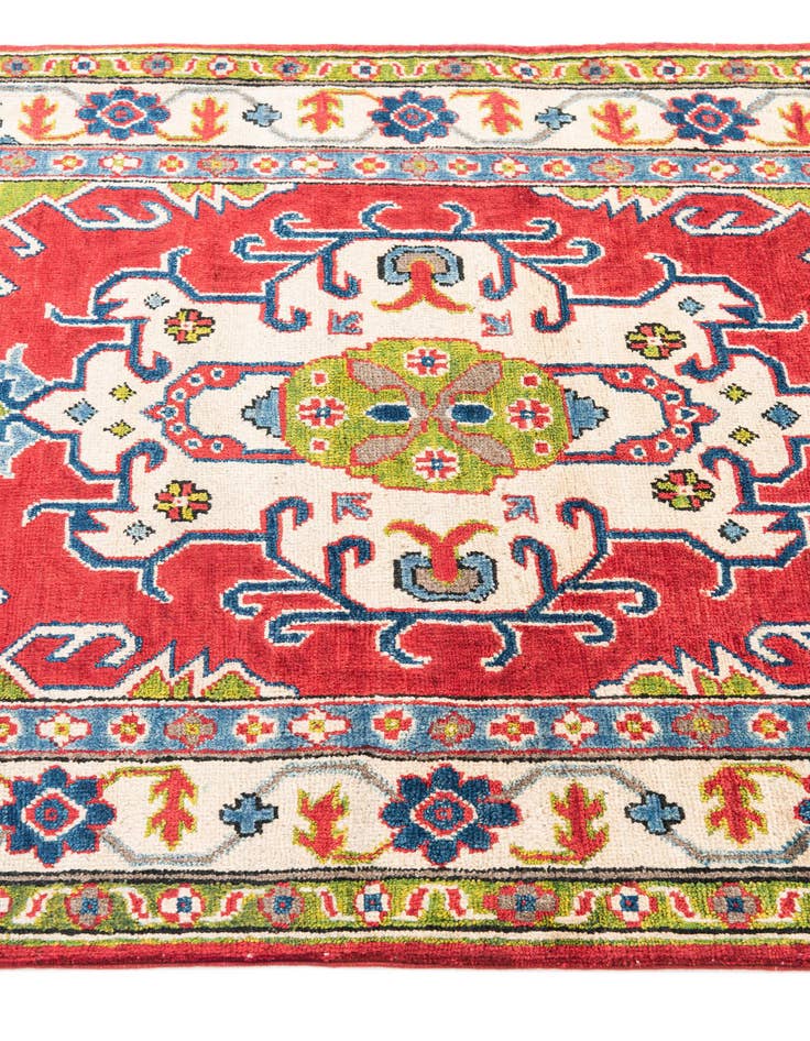 Detail image of 3' 3 x 5'  Hand Knotted Kazak Rug