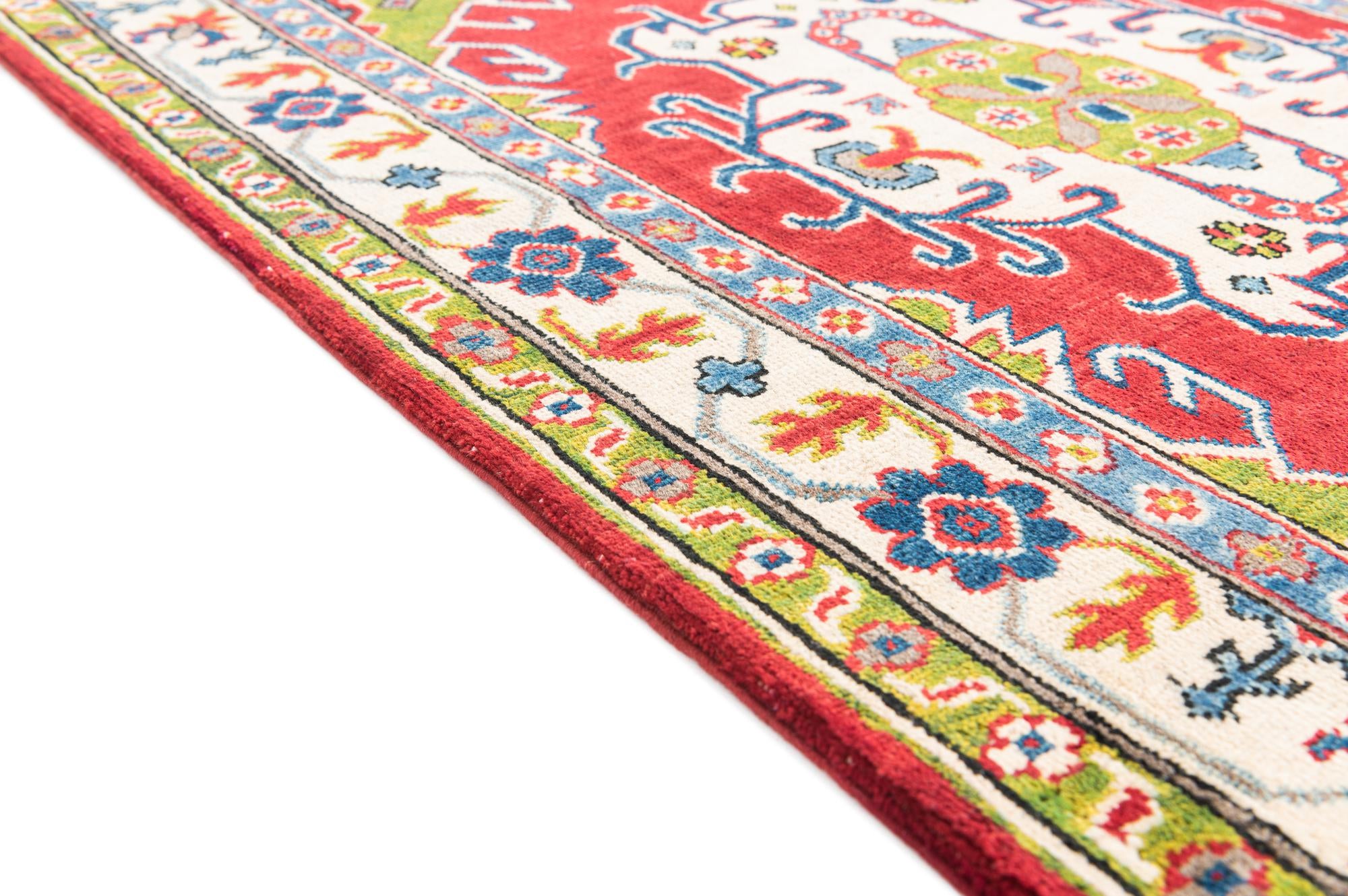 3' 3 x 5' Hand Knotted Kazak Rug