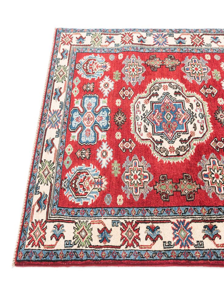 Detail image of 3' 2 x 4' 9  Hand Knotted Kazak Rug