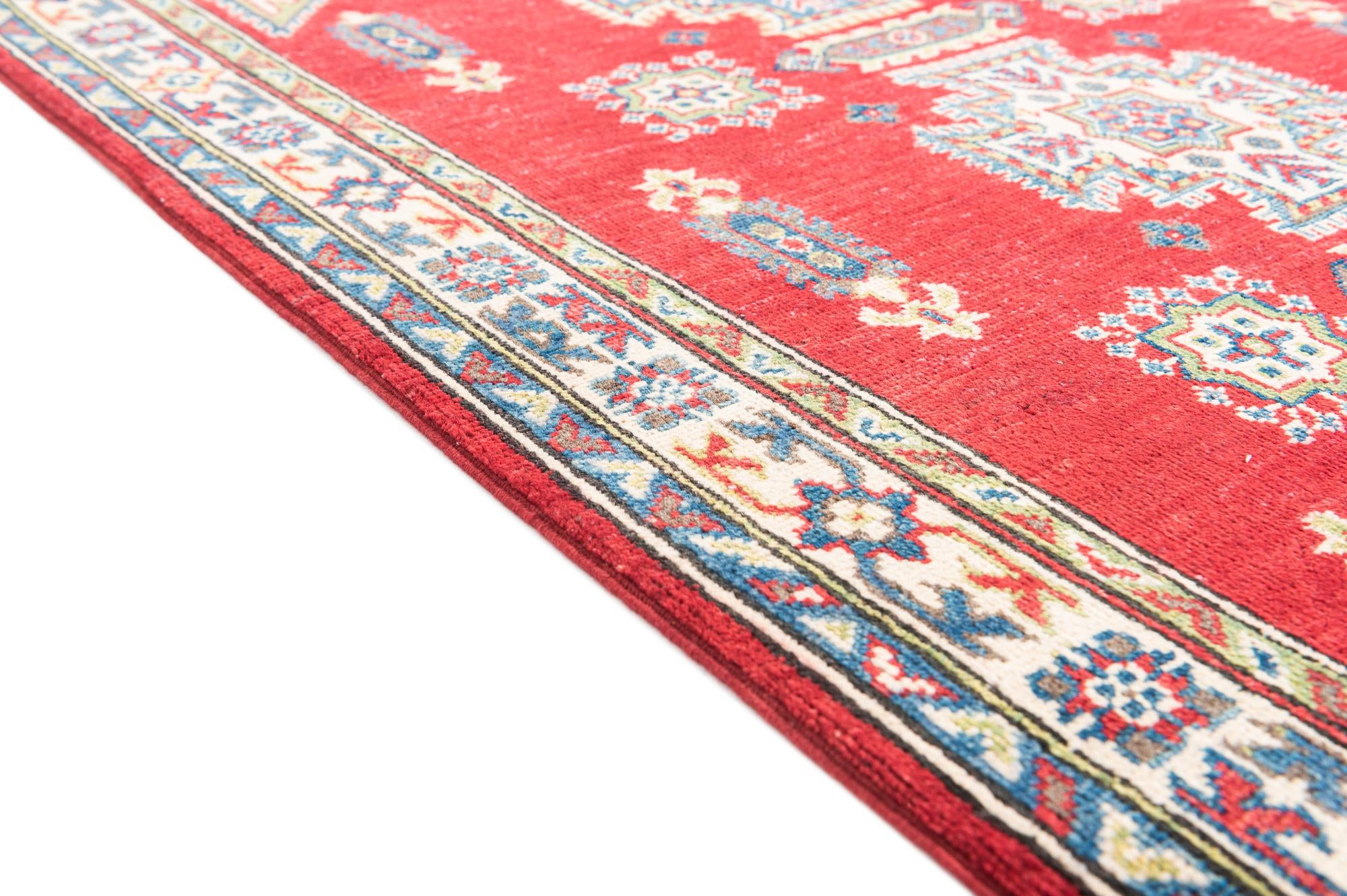 3' 4 x 5' 1 Hand Knotted Kazak Rug