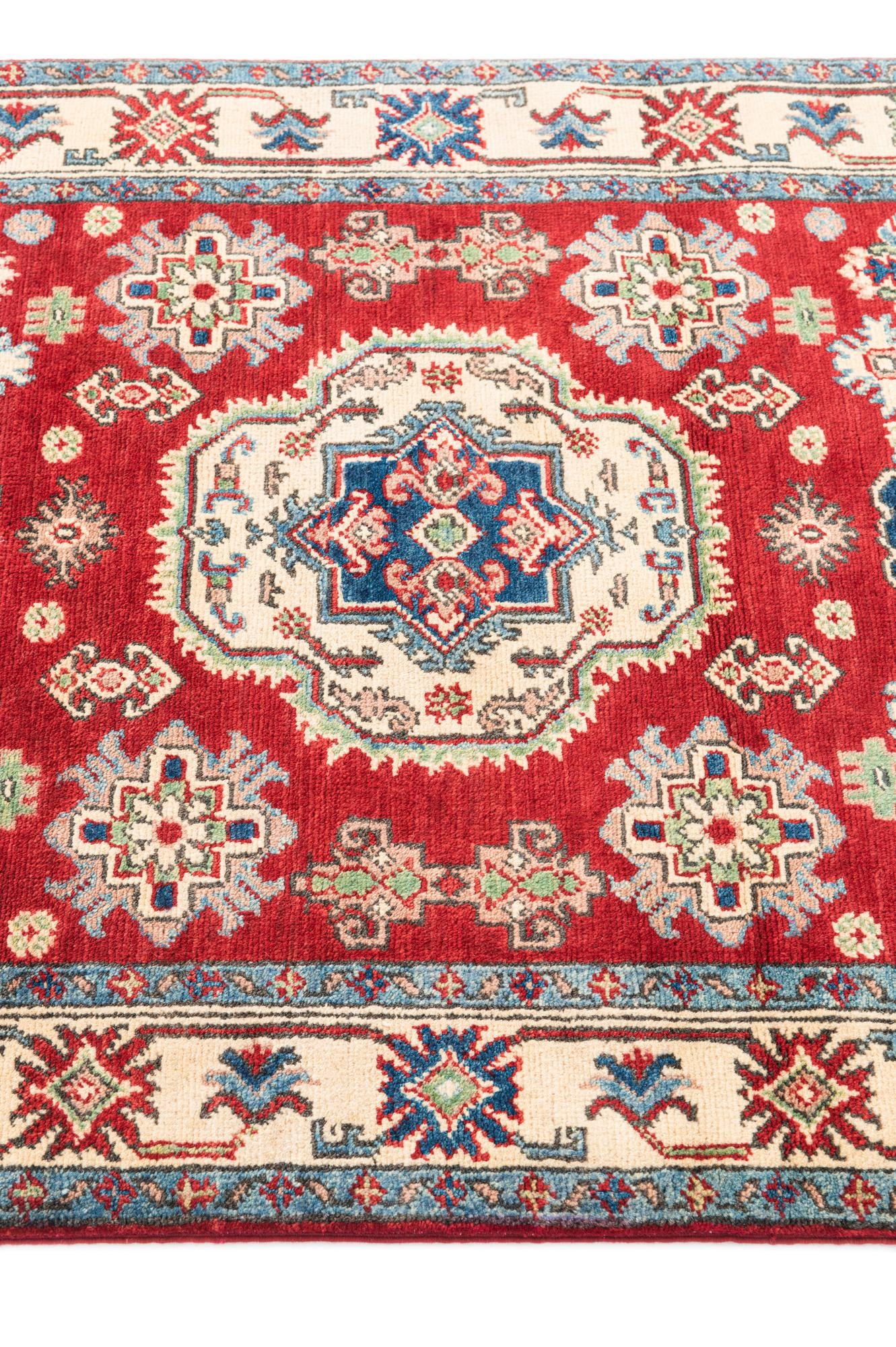 3' 2 x 5' Hand Knotted Kazak Rug