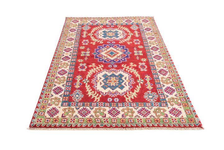 3' 4 x 5' 1 Hand Knotted Kazak Rug
