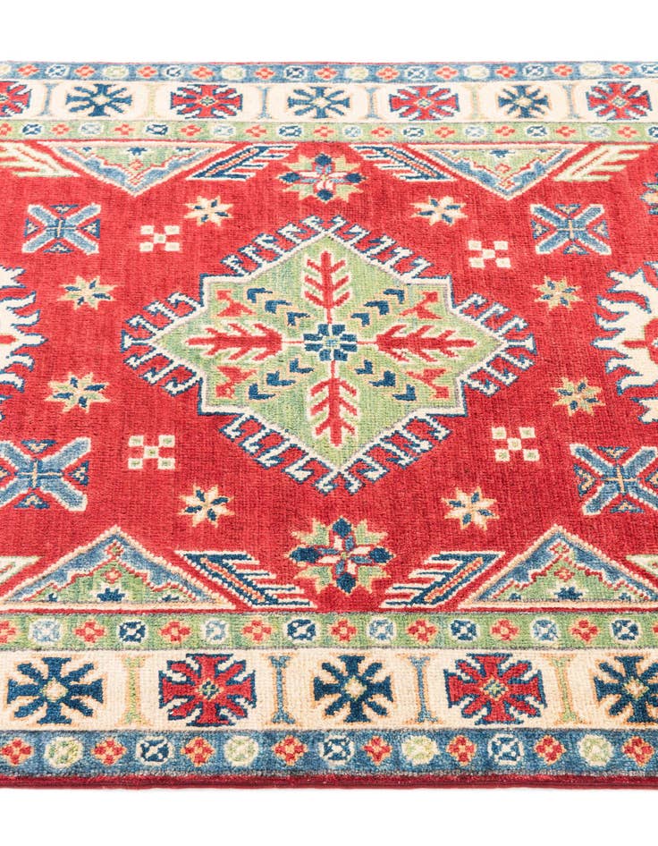 Detail image of 3' 3 x 5'  Hand Knotted Kazak Rug