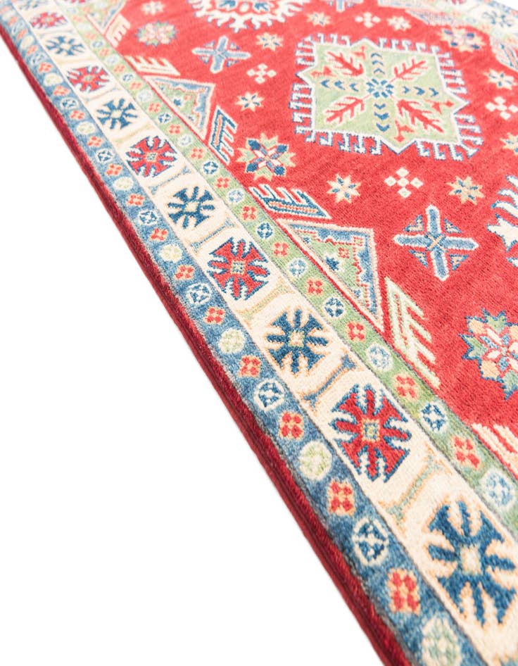 Detail image of 3' 3 x 5'  Hand Knotted Kazak Rug