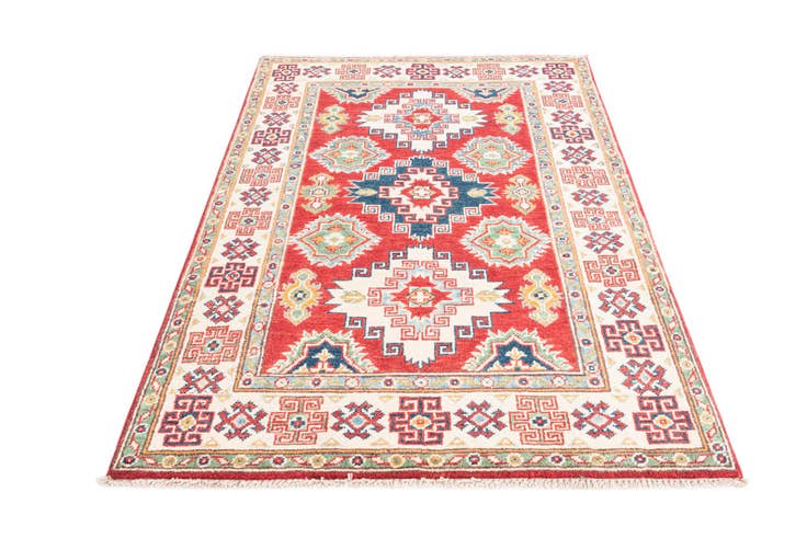 Detail image of 3' 3 x 5' Hand Knotted Kazak Rug