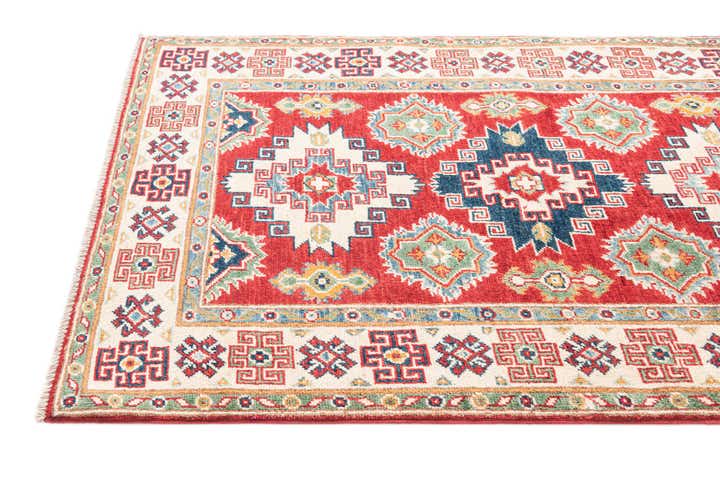 3' 3 x 5' Hand Knotted Kazak Rug