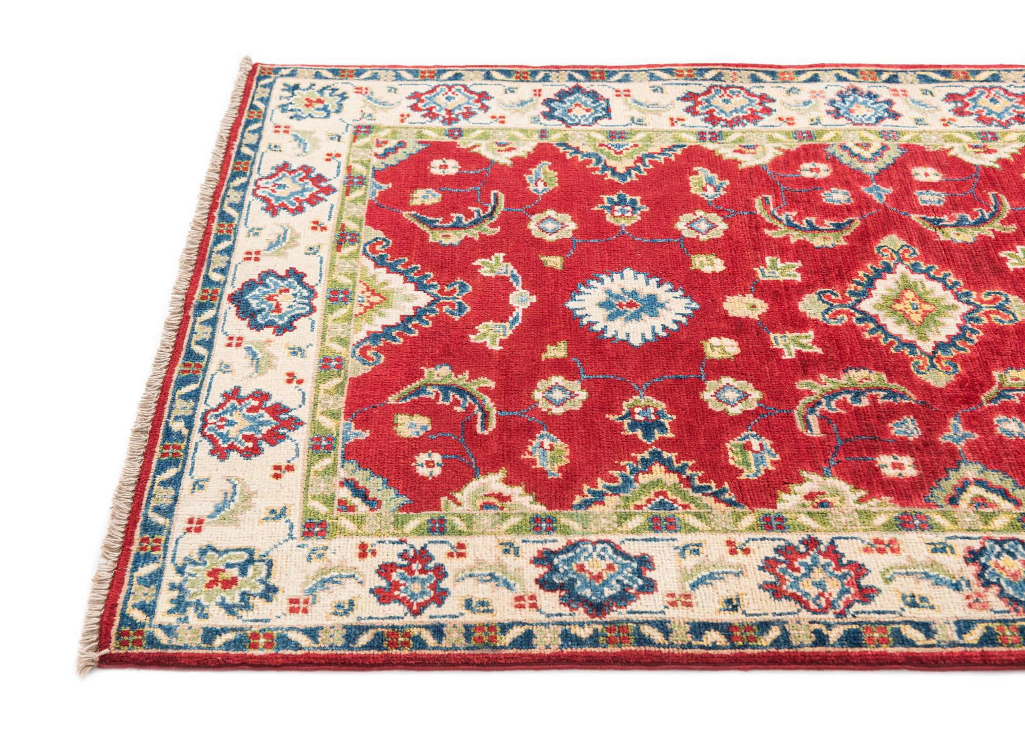 3' x 5' 2 Hand Knotted Kazak Rug