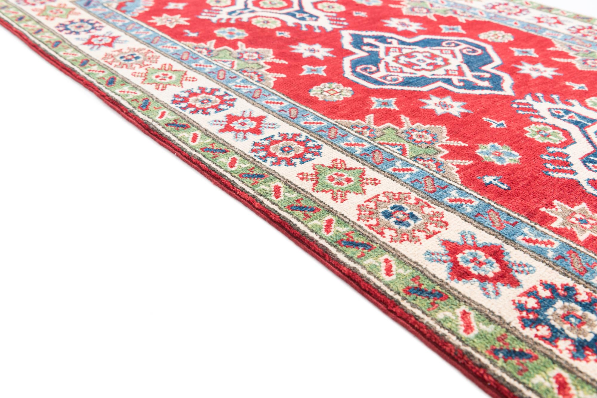 95cm x 160cm anudado a mano Kazak Alfombra