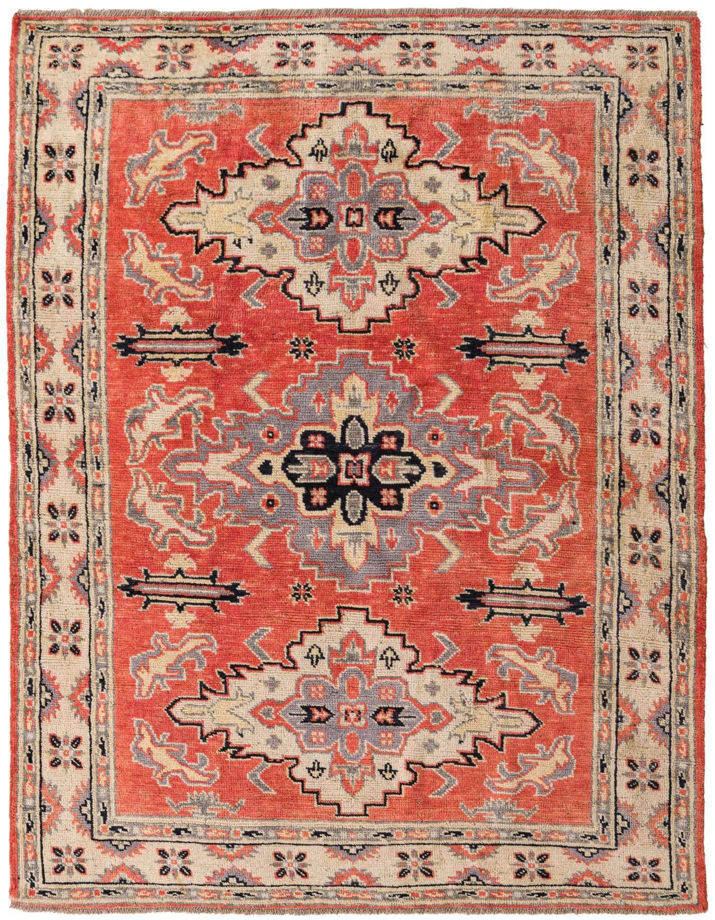 Primary image 5' 6 x 7' 8  Hand Knotted Kazak Rug