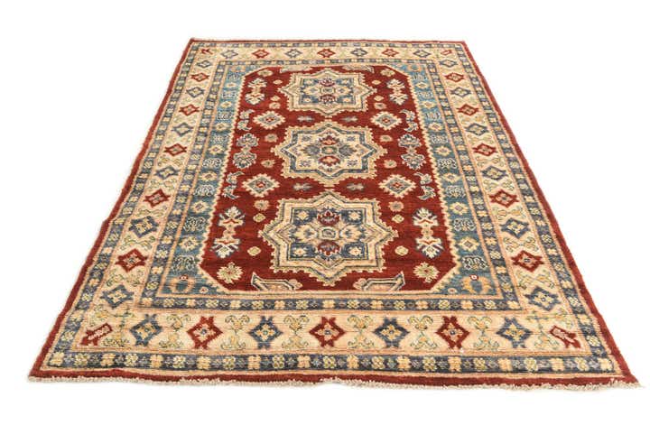 5' 6 x 8' 1 Hand Knotted Kazak Rug