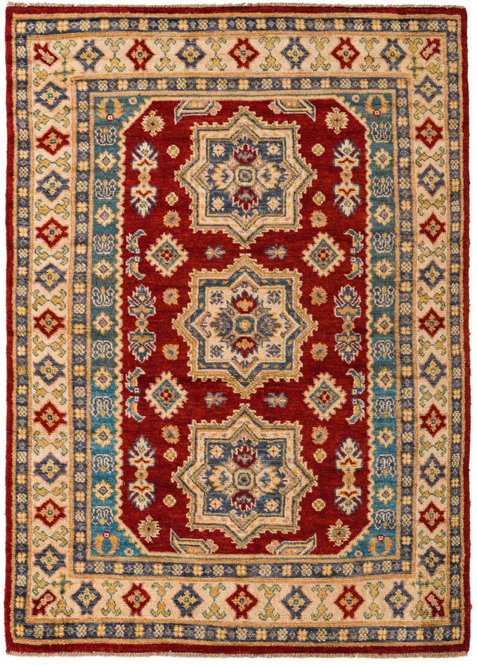 Detail image of 5' 6 x 8' 1 Hand Knotted Kazak Rug