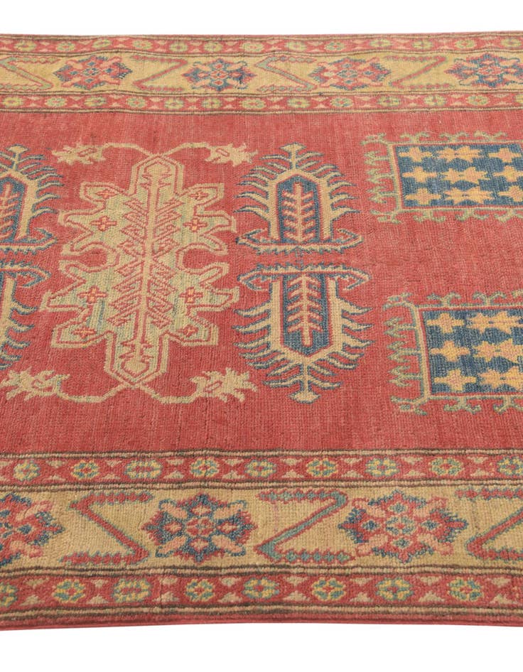 Detail image of 4' x 5' 8  Hand Knotted Kazak Rug
