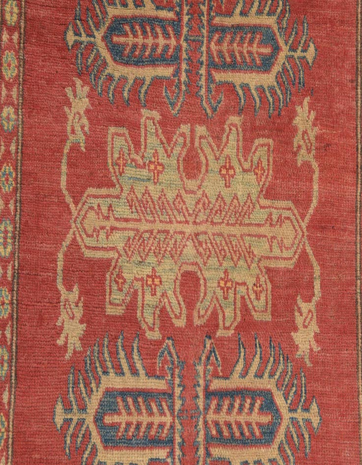 Detail image of 4' x 5' 8  Hand Knotted Kazak Rug