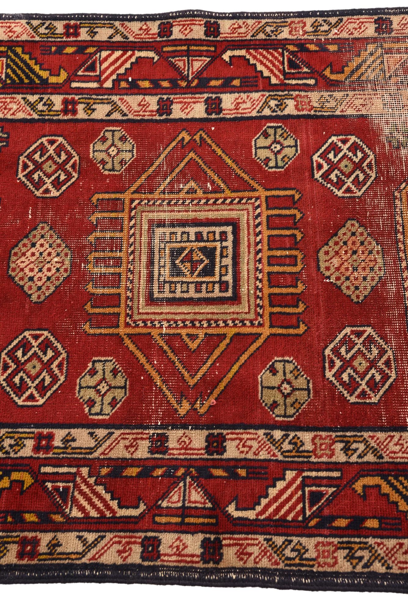 2' 8 x 4' 4 Hand Knotted Kazak Persian Wool Rug