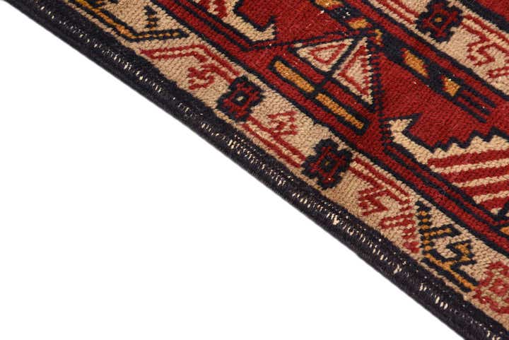 2' 8 x 4' 4 Hand Knotted Kazak Persian Wool Rug