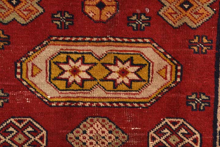 2' 8 x 4' 4 Hand Knotted Kazak Persian Wool Rug