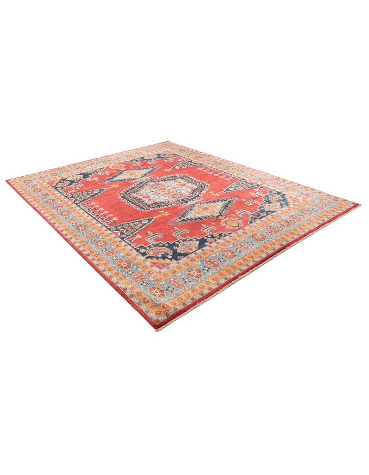 Detail image of 8' x 9' 10  Hand Knotted Kazak Rug