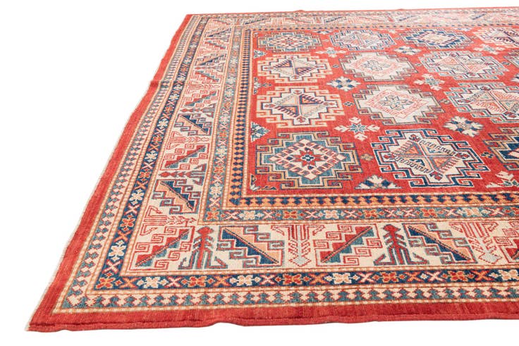 Detail image of 8' 3 x 11' 2 Hand Knotted Kazak Rug