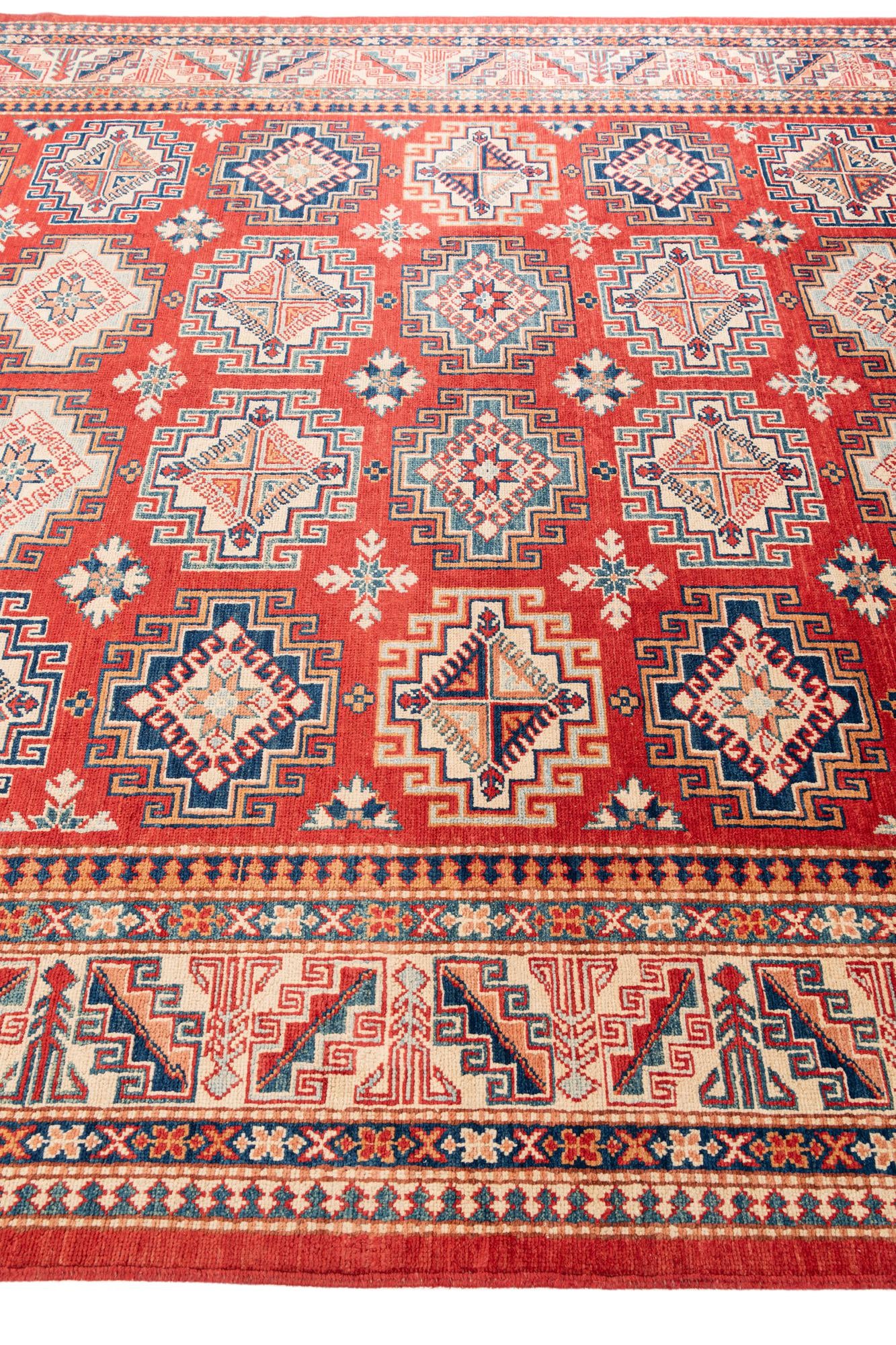 8' 3 x 11' 2 Hand Knotted Kazak Rug