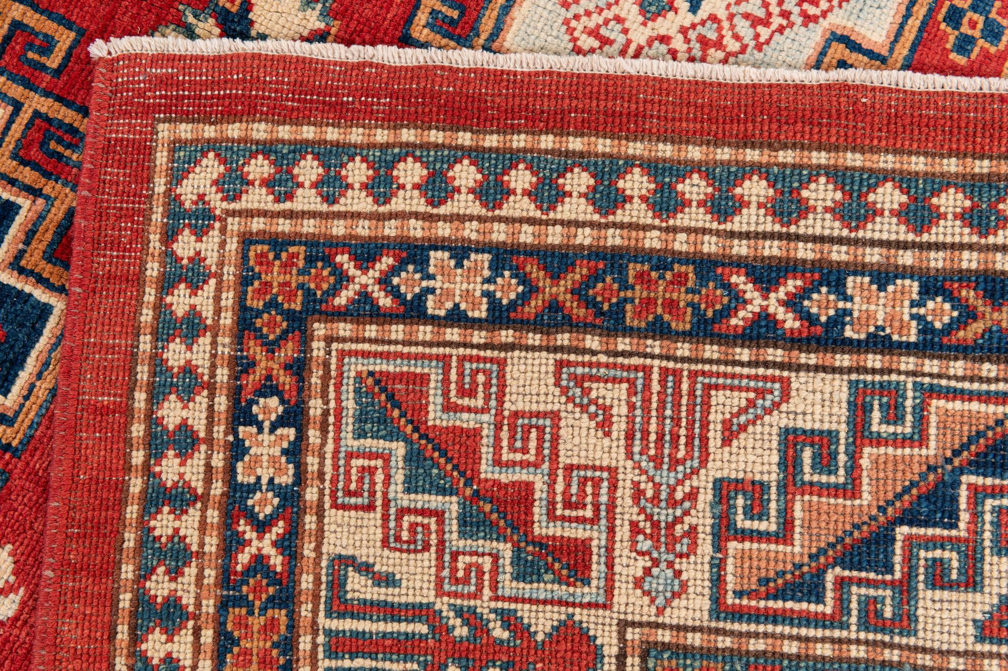 8' 3 x 11' 2 Hand Knotted Kazak Rug