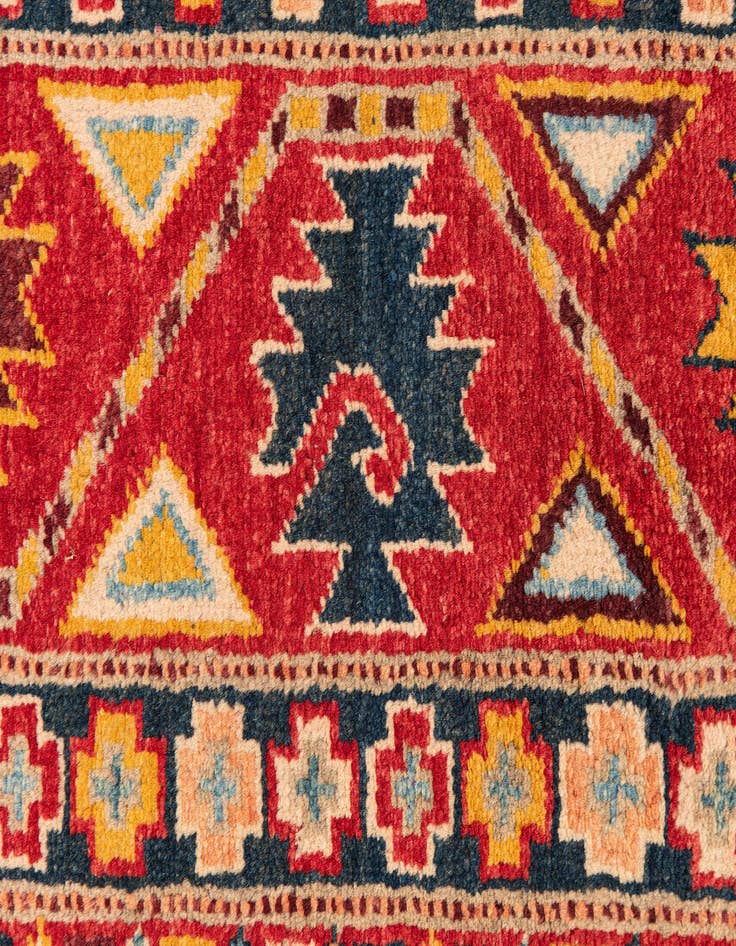 Detail image of 8' 2 x 11' 5  Hand Knotted Kazak Rug